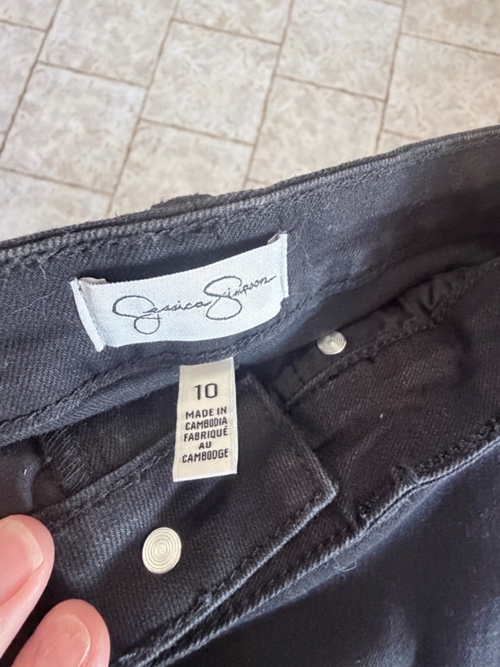 Jessica Simpson Black High-Rise Skinny Jeans - Picture 3 of 5